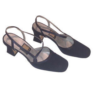 NINA Navy Blue Dress Heels Size 5.5